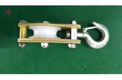China Nylon Sheave Hoist Sheave Tackle Stringing Tools 5KN - 50KN Transmission Line Tool supplier