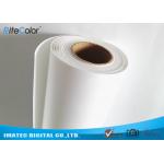Wide Format Fine Art Photo Printing Matte Inkjet Polyester Canvas Roll For Pigment Ink for sale