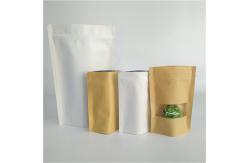 China Wholesale Custom Digital Printing Stand Up Pouch With Zipper Kraft Paper Packaging Pouch supplier