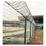 Diameter 4mm Anti Climb Security Fence Galvanized And Pvc Coated Airport for sale