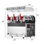 CE Certificate 3 Flavors Ice slush Machine Milkshake Smoothie Frozen Slush Machines for sale