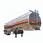 46000 Liters    Aluminum Alloy Oil tank Semi Trailer     Flammable Liquid tank Transport Semi-trailer for sale