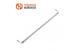 China SHC100469 Clear Quartz Short Wave Heater Tube Single IR Halogen Lamp supplier