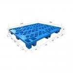 9 Feet Reinforced Plastic Pallet HDPE Flat Top Shipping Plastic Pallets