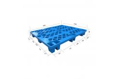 China 9 Feet Reinforced Plastic Pallet HDPE Flat Top Shipping Plastic Pallets supplier
