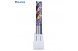 China High Hardness Square End Mill With 3 Flutes For Plastic Processing supplier