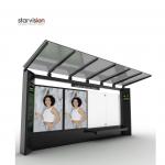 Corrosion Resistant Prefab Bus Shelters With Real Time System for sale