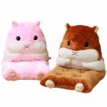 Multifunctional Detachable Hamster Plush Seat Cushion