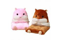 China Multifunctional Detachable Hamster Plush Seat Cushion supplier
