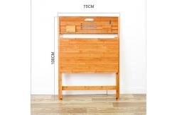 China ODM Foldable Natural Bamboo Study Table Desk With Storage Box supplier
