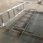 Indoor Outdoor Ladder Type Cable Tray Trough With High Flexibility And Galvanized Protective Coating for sale