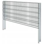 2x0.2x1.8m Galfan Coated 4mm Welded Gabion Garden Fence for sale