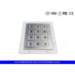 Customizable Flat 12 Keys Industrial Numeric Keypad For Hard Environment Use for sale