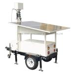All-Weather Solar Trailer With CCTV Night Vision For 24/7 Construction Site Security for sale