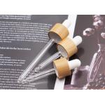 18mm 20mm Bamboo Dropper Cap Essential Oil For Glass Bottle for sale