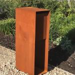 Customizable Modern Corten Sculpture Antique Mailbox Welding Process OEM / ODM for sale