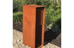 China Customizable Modern Corten Sculpture Antique Mailbox Welding Process OEM / ODM supplier