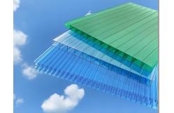 China PE Covered Anti UV Polycarbonate Panel For Indoor Construction supplier