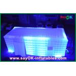 Air Inflatable Tent LED Light Inflatable Cube Tent / Full-Digital Printing Outdoor Party Tent for sale