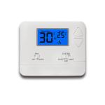 Riseem White LCD Display Digital Room Non-programmable Thermostat For HVAC Systems for sale