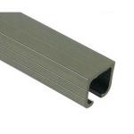Polished Aluminum Door Extruded Aluminum Framing / Extruded Aluminum Shapes Slide Rail