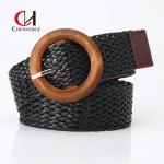 Black Women'S Braided Belt Leisure Holiday Style All Match Dress Decorative Belt for sale