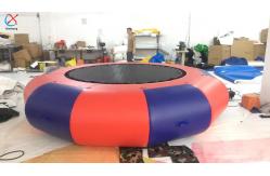 China Supplier Inflatable Water Games Inflatable Water Floating TrampolineWith Pump supplier