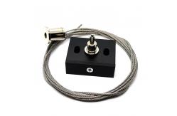 China XTSC Track Aluminum Clips With Brass Cable Gripper Hanging System For Lights supplier