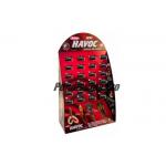 Advertising Retail Shipper Display Red Printed End Cap Displays For Christmas Ornaments for sale