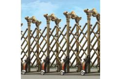 China Automatic Electric Retractable Door Factory School Main Gate Driveway supplier
