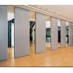 Movable Acoustic Wooden Partition Wall Commercial Furniture Aluminum Frame for sale