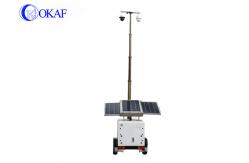 China Mobile Sentry GPS Position 9m 400Ah Telescopic Mast Pole HD 1080P PTZ Cameras supplier