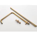 Classic Antique Brass Thermostatic Shower Systems With 8 Inches Round Head
