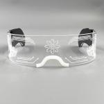 Cyberpunk LED Light Up Glasses Luminou Flashing In The Dark Navigation for sale