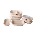 Sugarcane Compostable Freezer Containers Take Away Food Packaging Safe Disposable for sale