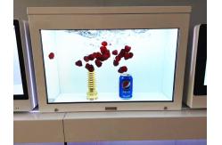 China 500 nits Brightness Transparent LCD Showcase , Transparent LCD Display Case supplier