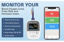 China 0.25kg Portable Blood Oxygen Meter With USB Interface supplier