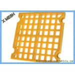 Smelting Industries Mining Screen Mesh , PU Mining Sieves Long Service Life
