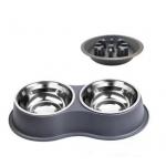 Stainless Steel Pet Slow Food Dog Bowl Detachable Water Bowl for sale
