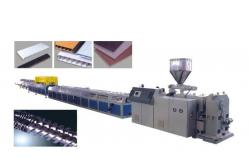 China Double Screw Wpc Board Production Line / Extruder / Making Machine Fully Automatic supplier