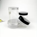OEM 23mm 89 Thread Clear PET Cosmetic Jar For Lotion for sale