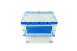 China Durable Virgin PP Collapsible Containers Opening Door Both Sides supplier