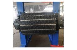 China Slide On Diamond Groove Rubber Lagging Sheet For Conveyor Roller supplier
