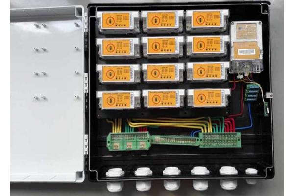 DIN Rail Mounting PLC Power Meter Box , Keypad Split Electric Meter Box Replacement