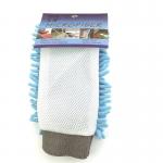 100% Polyester 1200gsm Microfiber Car Cleaning Wash Mitt With Elastic Cuff