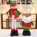Easy Clean Surface Animated Plush Christmas Toys Long Beard Santa Claus Filled With Full Pp Cotton for sale