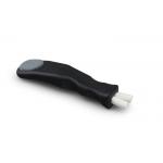 Black Portable Skate Sharpener For Ice Hockey , Handheld Sweet Stick Blade Edge Enhancer for sale