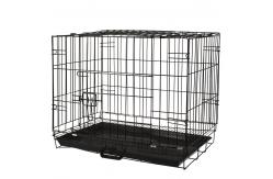 China Foldable Stainless Steel 60x41x49cm Foldable Pet Cages supplier