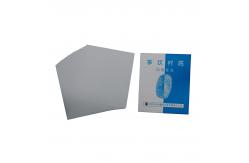 China C159 White low gloss palm print backing sheet supplier