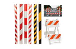 China Strong Adhesive Reflective Warning Tape For Traffic Barrier supplier